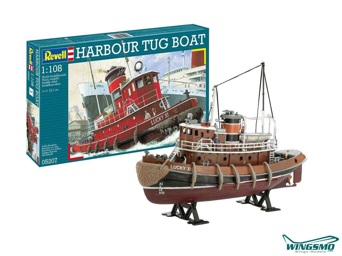Revell Ships Harbor Tug Boat 1:108 05207