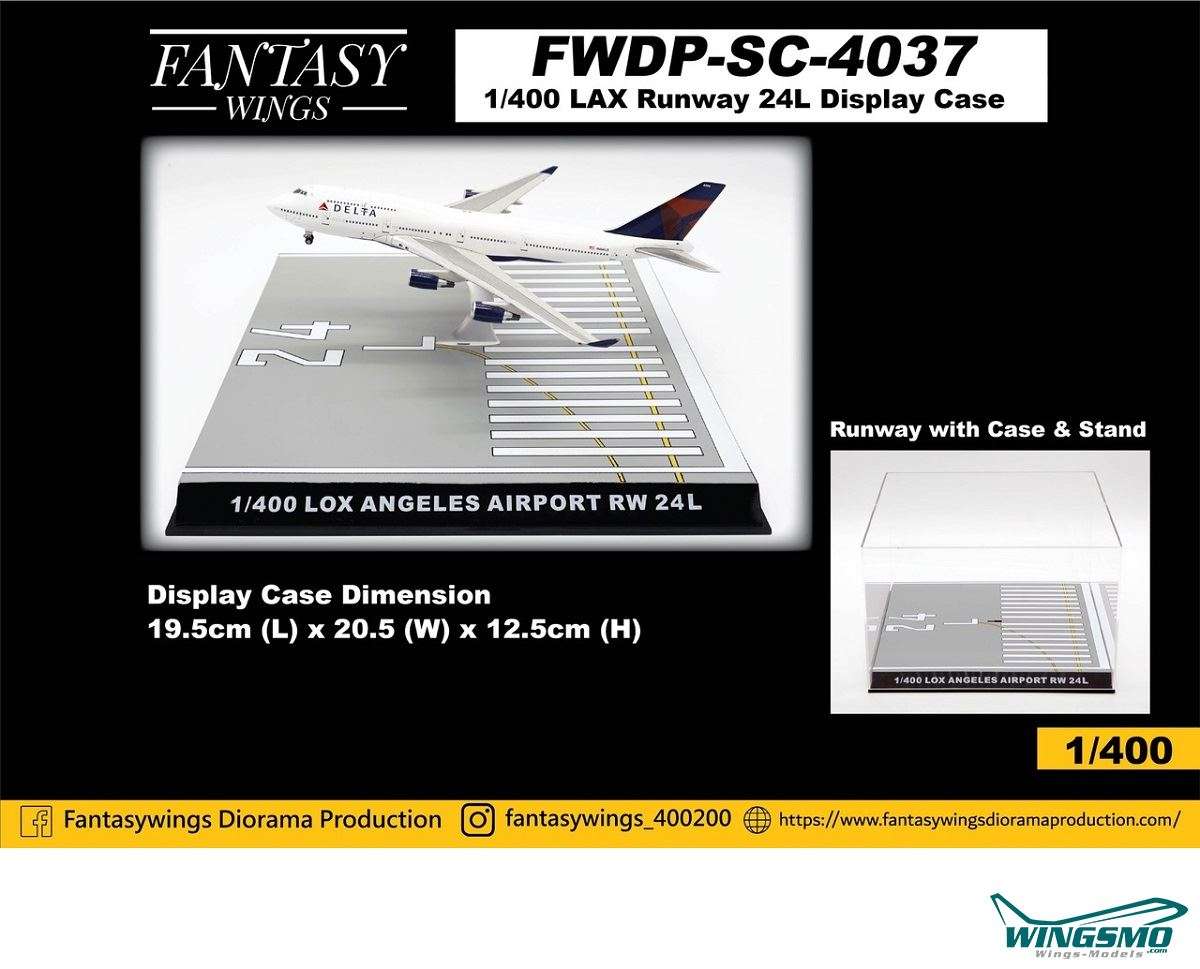 Limox Wings Los Angeles International RWY 24l Display FWDP-SC-4037
