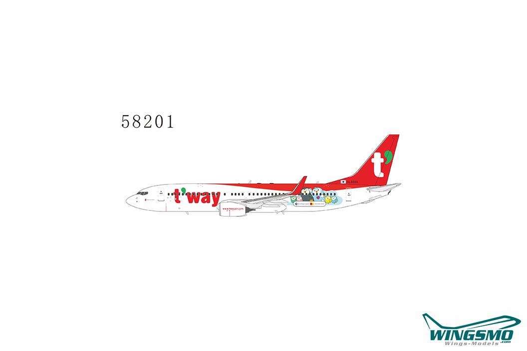 NG Models T´Way Air Boeing 737-800 HL8086 58201