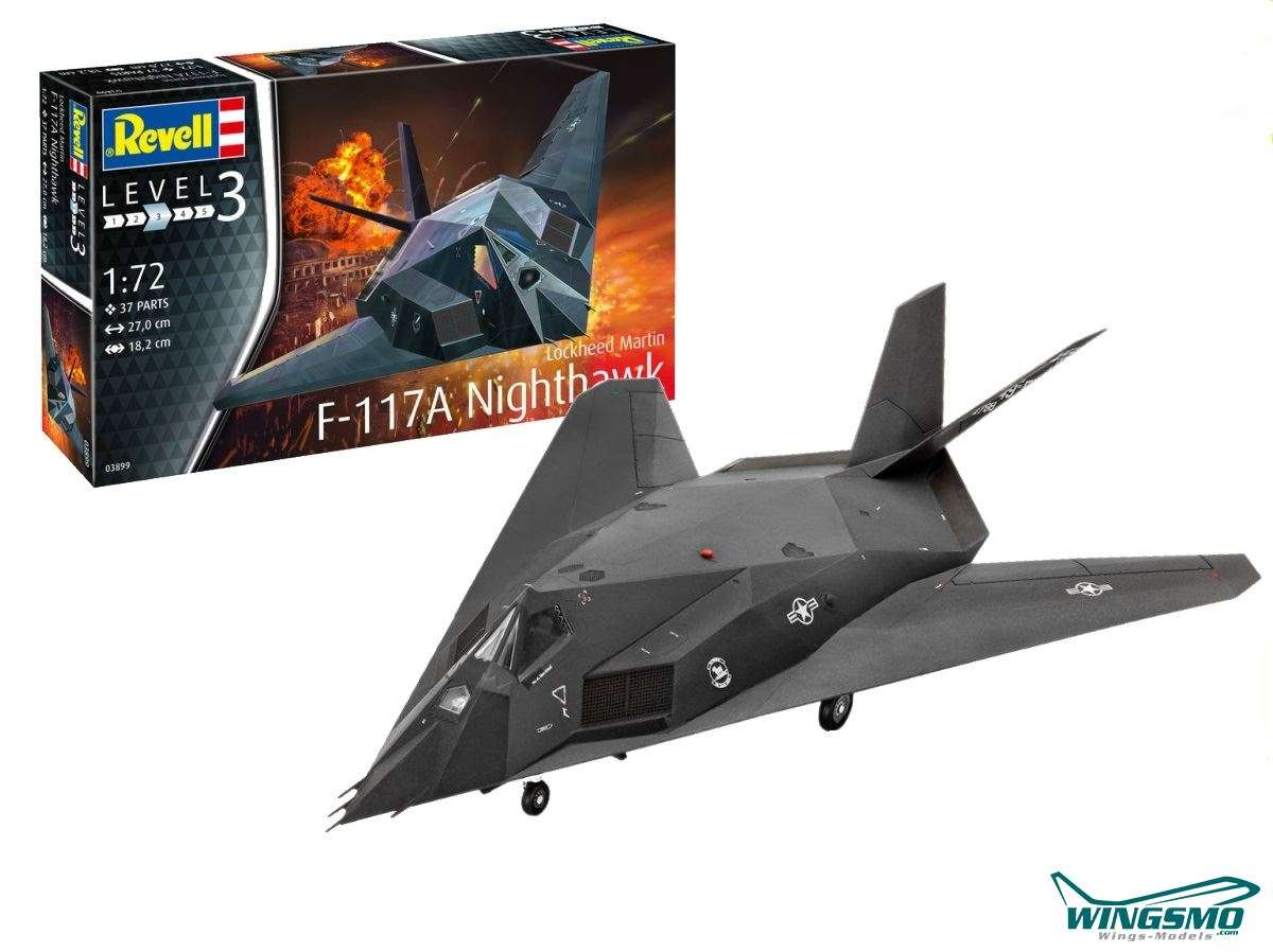 Revell aircraft F-117A Nighthawk Stealth Fighter 1:72 03899