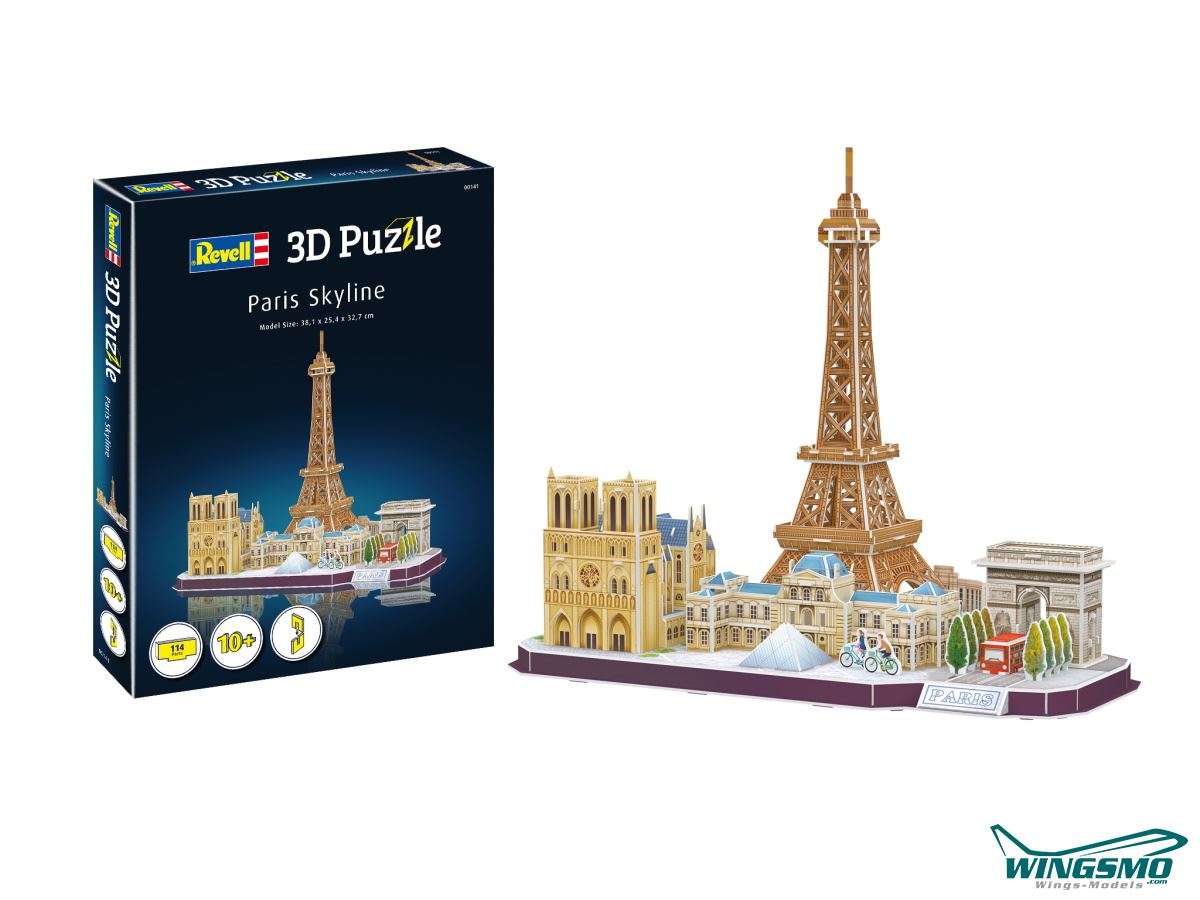 Revell 3D Puzzle Paris Skyline 00141