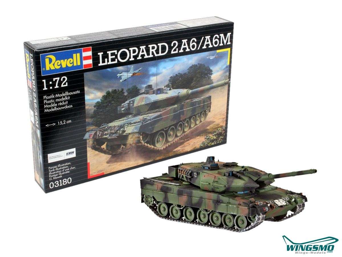 Revell Militär Leopard 2A6/A6M 1:72 03180