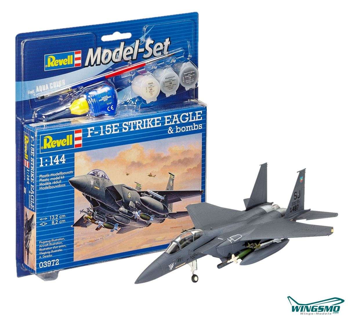 Revell Model Sets F-15E STRIKE EAGLE &amp; b 1:144 63972