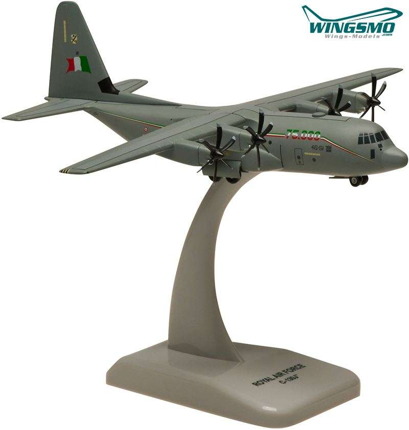 Hogan Wings C-130J Super Hercules Italy Air Force 75000 Flight Hours Scale 1/200 LIF5941