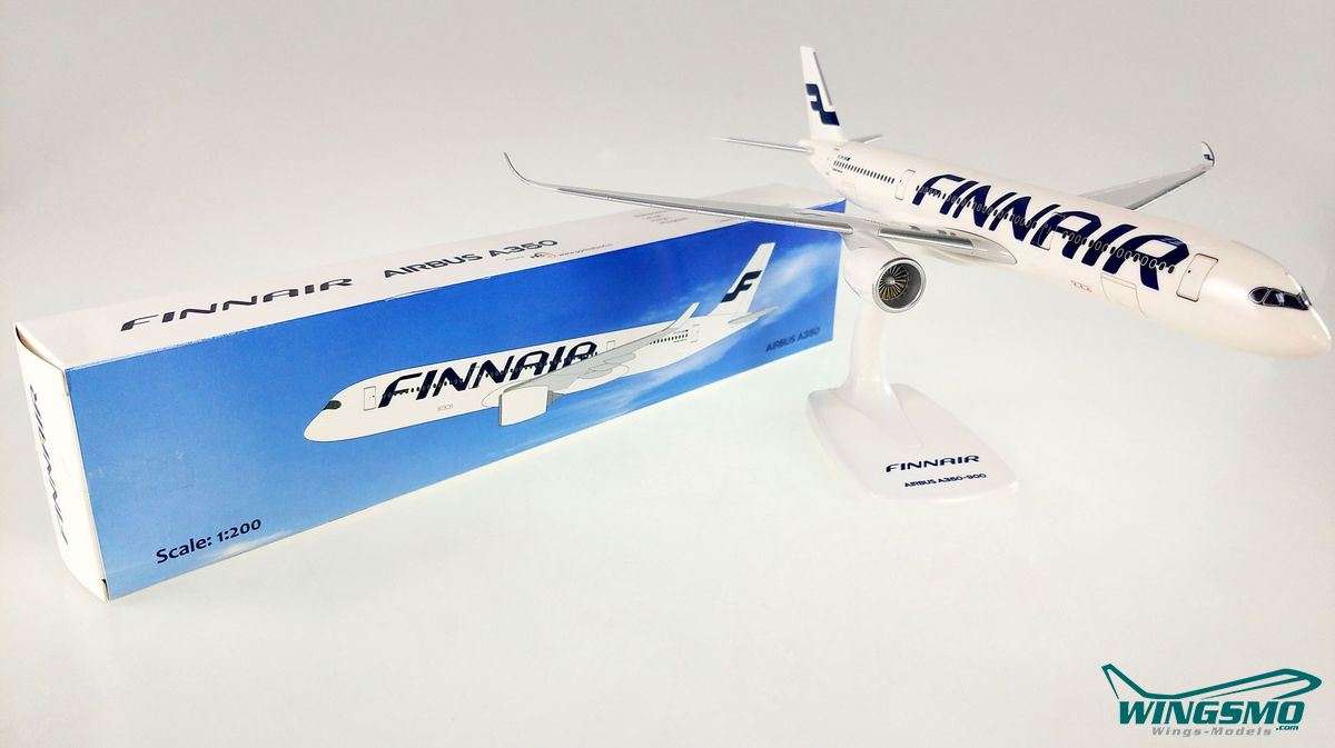 Herpa Wings Finnair Airbus A350-900 1:200 612944 SnapFit