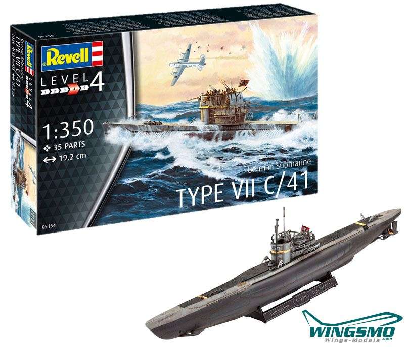 Revell Schiffe U-Boot Typ VII C/41 1:350 05154