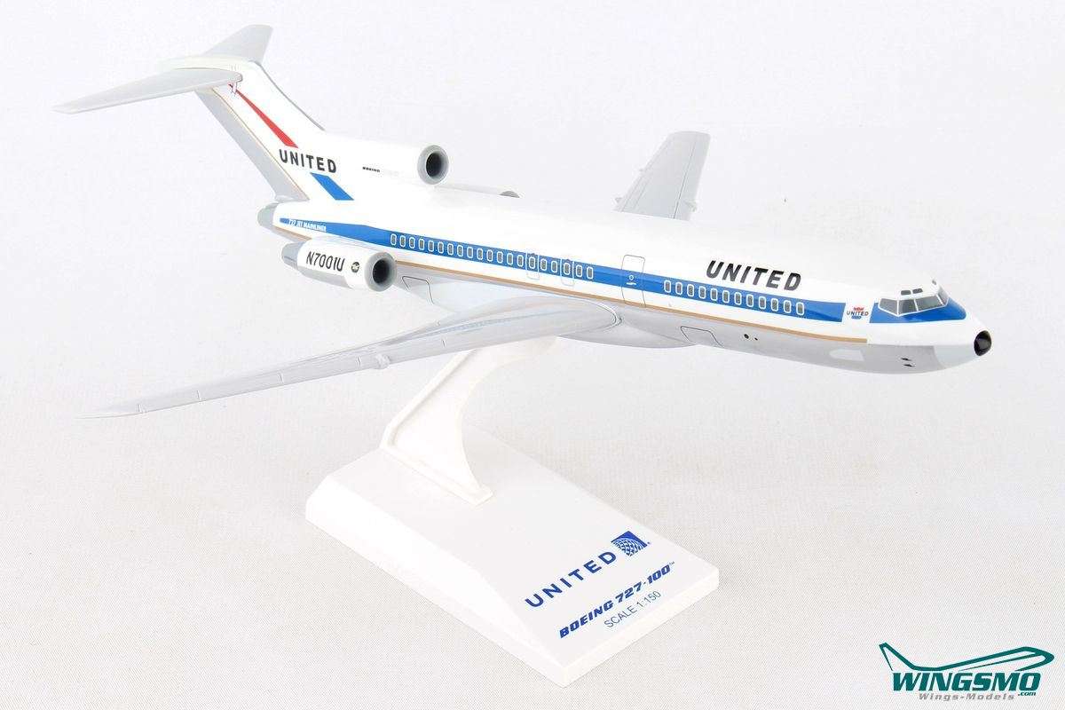 Skymarks United Airlines Museum of Flight Boeing 727-100 1:150 SKR896