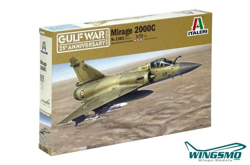 Italeri Gulf War 25th Anniversary Mirage 2000C 1381