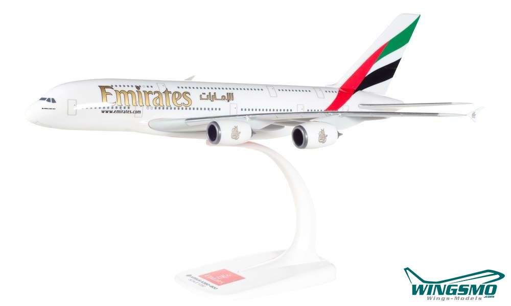 Herpa Wings Emirates Airbus A380-800 607018-001
