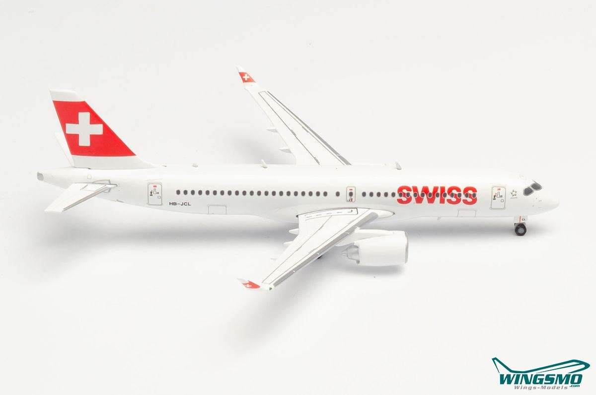Herpa Wings Swiss International Air Lines Airbus A220-300 Winterthur 562614-001