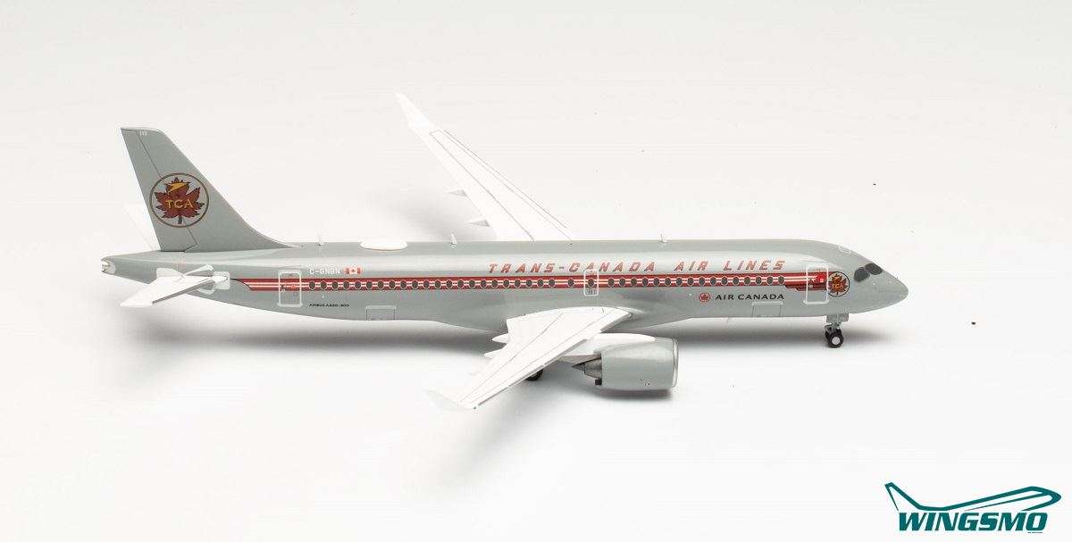 Herpa Wings Air Canada Trans Canada Air Lines retro Livery Airbus A220-300 571593
