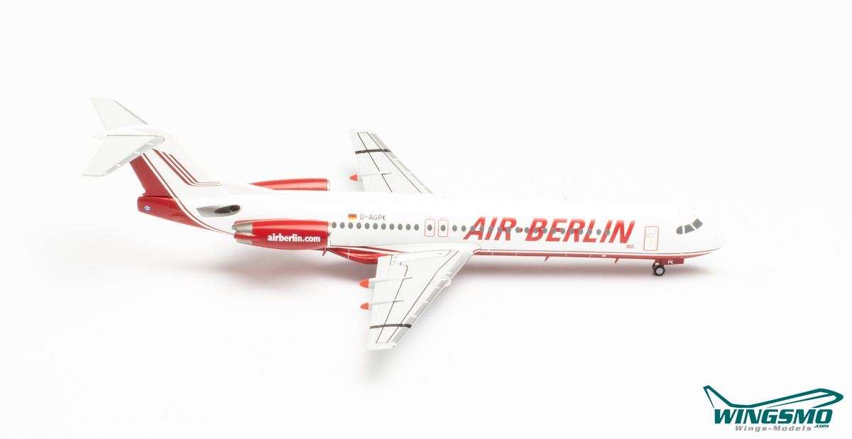Herpa Wings Air Berlin Fokker 100 571203