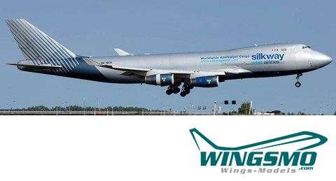 JC Wings Interactive Series Silk Way West Airlines Boeing 747-400F 4K-BCH LH4316C