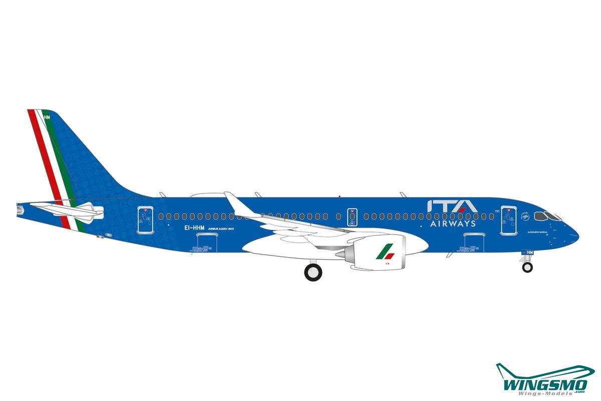 Herpa Wings ITA Airways Airbus A220-300 EI-HHM 573054