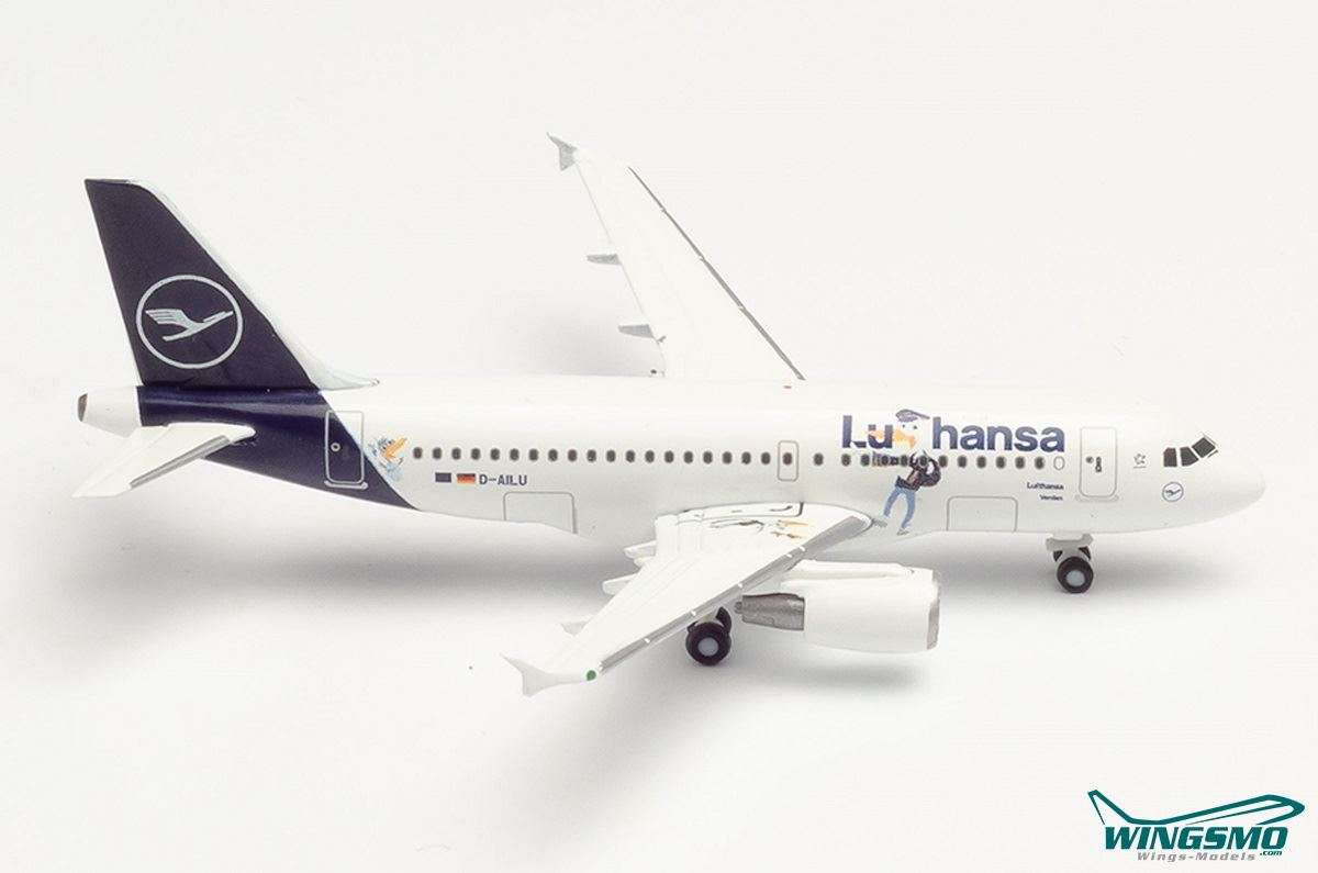 Herpa Wings Lufthansa Airbus A319 LU 1:500 534451