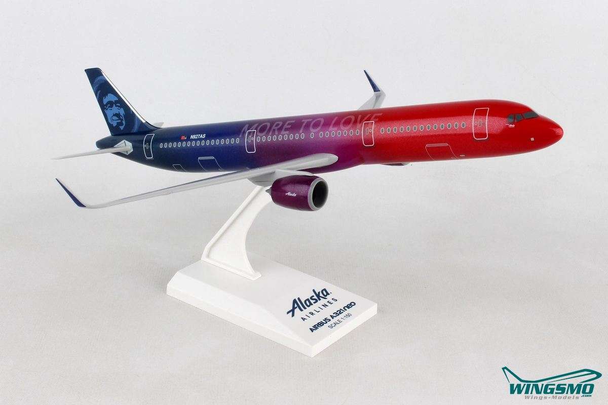 Skymarks Alaska Airlines More to Love Airbus A321neo 1:150 SKR977