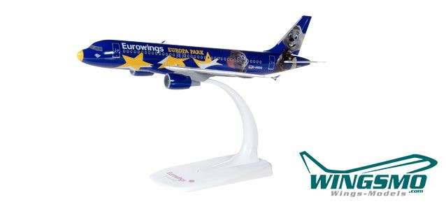 Herpa Wings Eurowings Airbus A320 &quot;Europa-Park&quot;- D-ABDQ 611695 Snap-Fit