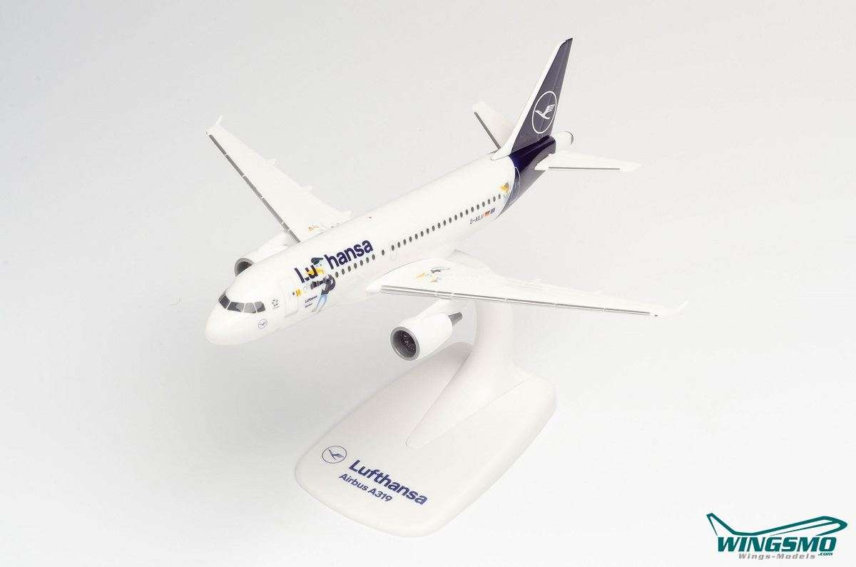 Herpa Wings Lufthansa Airbus A319 Lu 1:200 612739 SnapFit