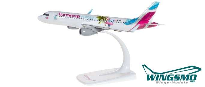 Herpa Wings Eurowings Europe Airbus A320 &quot;Eurowings Holidays&quot; - OE-IQD 611893 Snap-Fit