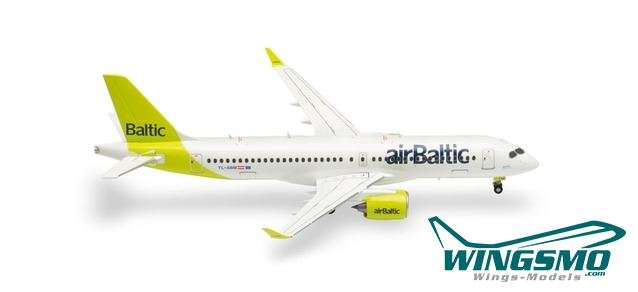 Herpa Wings airBaltic Airbus A220-300 YL-ABM 571487-001