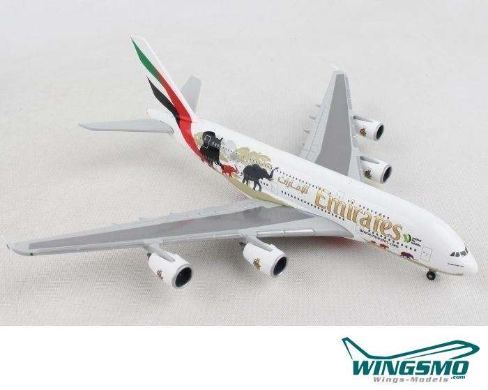 Herpa Wings Emirates Airbus A380 United for Wildlife No.2 532723