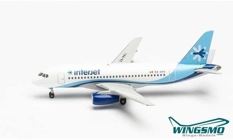 Herpa Wings Interjet Airlines Sukhoi Superjet 100 – XA-PPY 534710