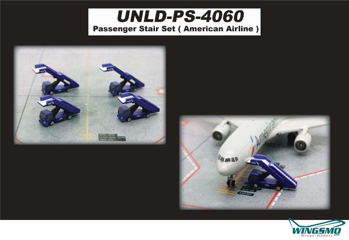 Limox Wings American Airlines Passagierstiegenset UNLD-PS-4060
