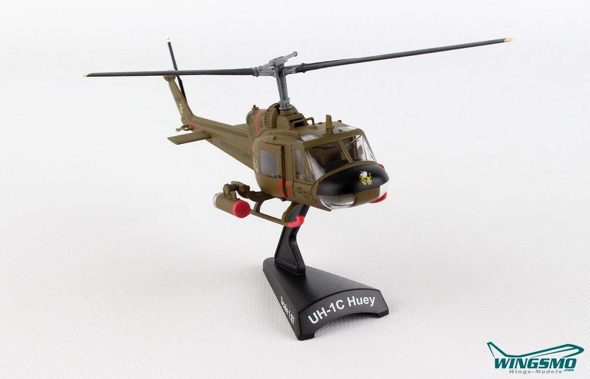 Postage Stamp US Army Huey Gunship 1st Cavalry Divisio Bell UH-1C 1:87 PS5601