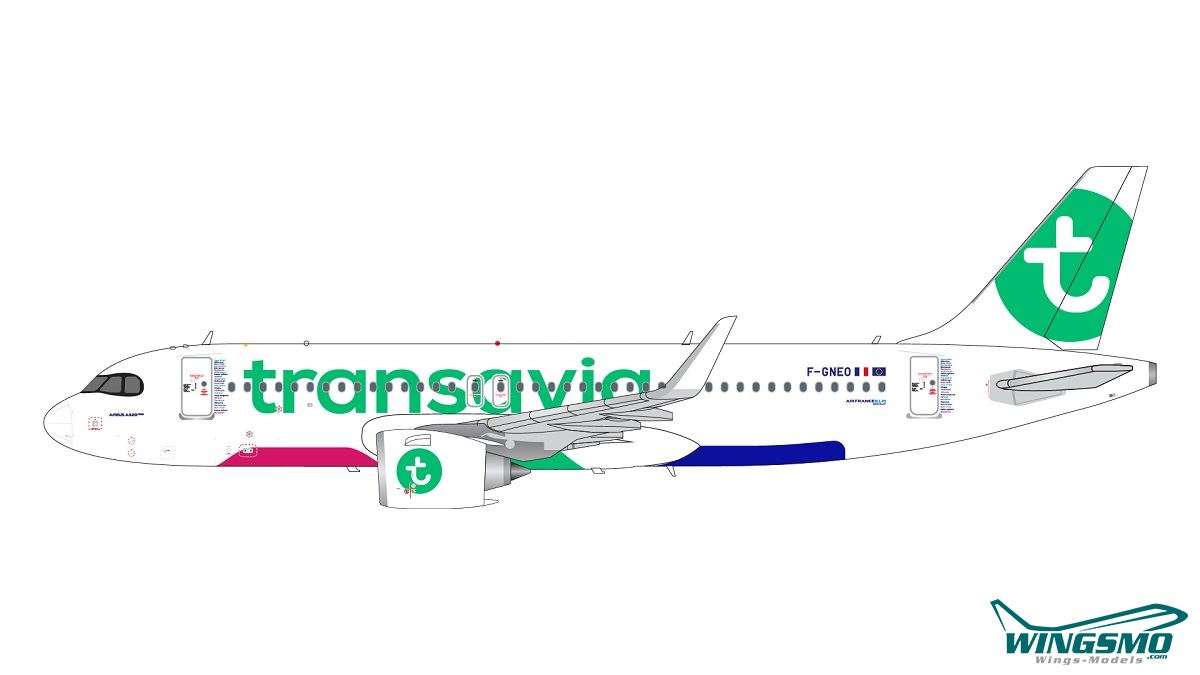 GeminiJets Transavia Airbus A320neo F-GNEO G2TRA1283