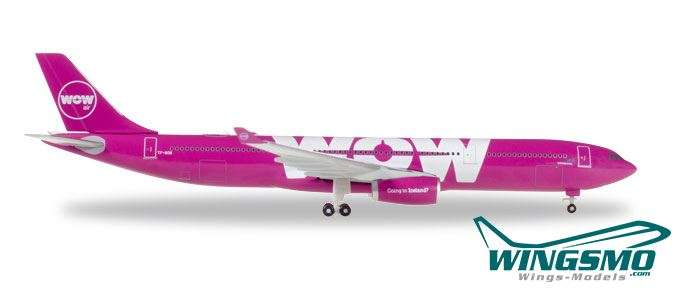 Herpa Wings Wow Air Airbus A330-300 - TF-WOW 530743