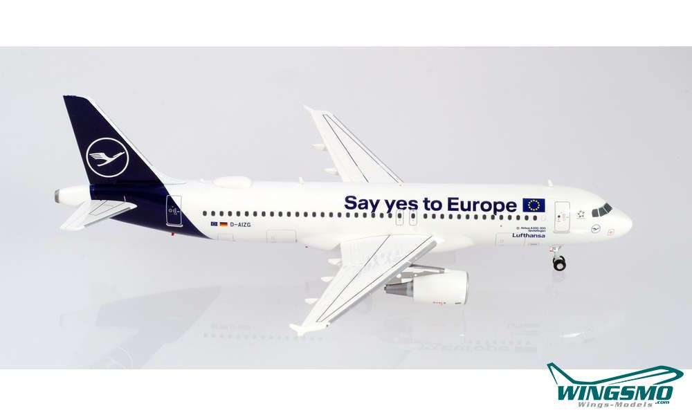 Herpa Wings Lufthansa Airbus A320 Say yes to Europe 559997