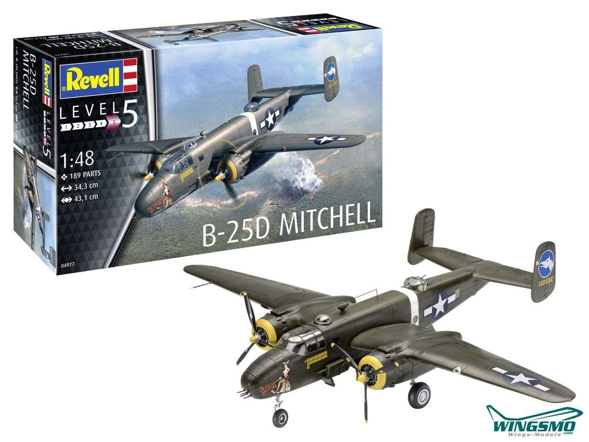 Revell Flugzeuge B-25C/D Mitchell 1:48 04977