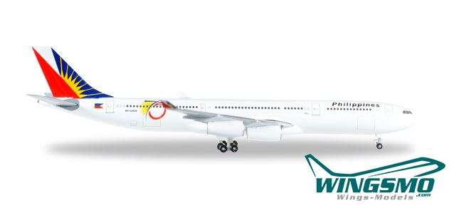 Herpa Wings Philippine Airlines Airbus A340-300 75th Anniversary
