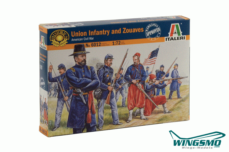 Italeri Northern States Infantry and Zouaves 6012