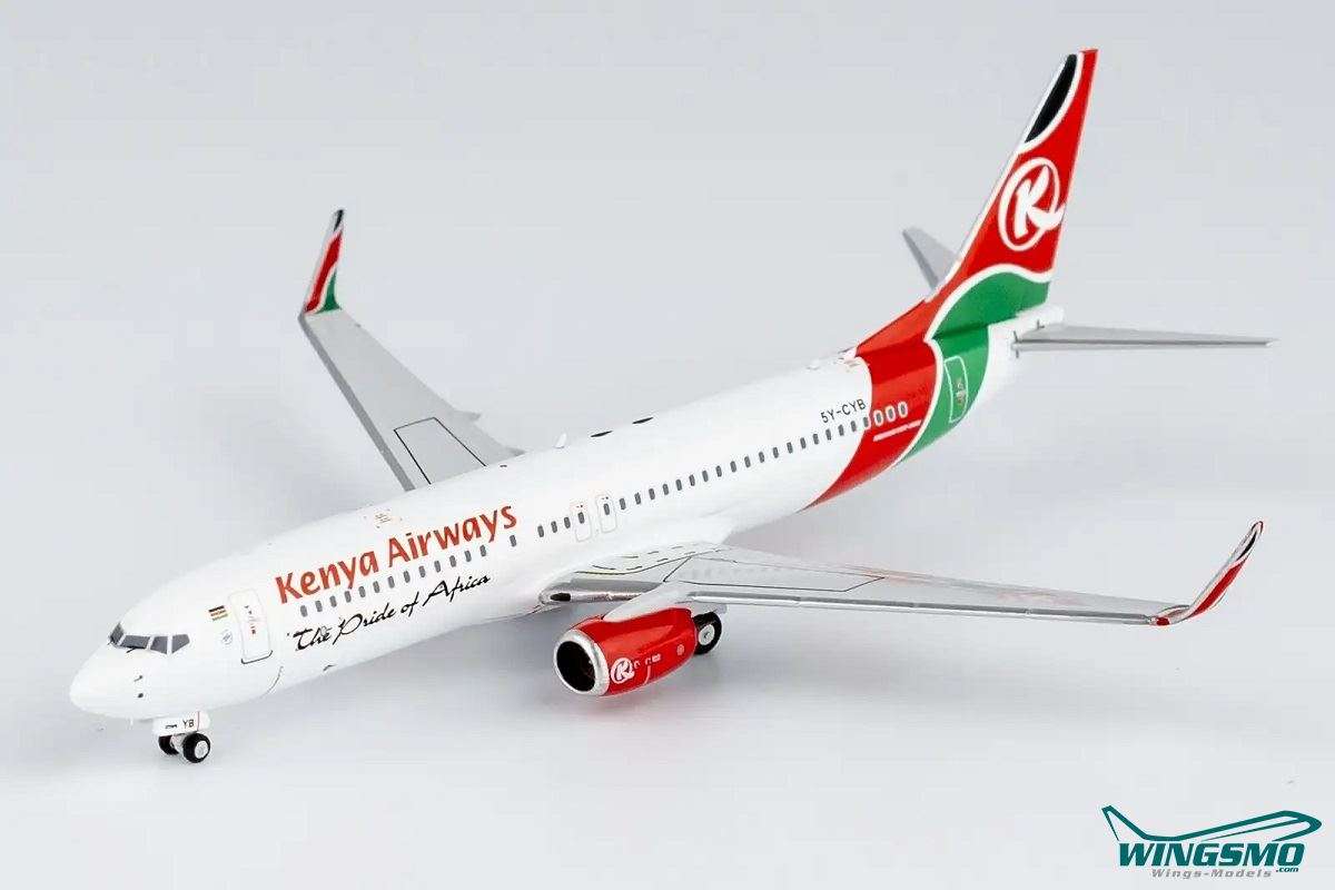 NG Models Kenya Airways Boeing 737-800/w 5Y-CYB 58168