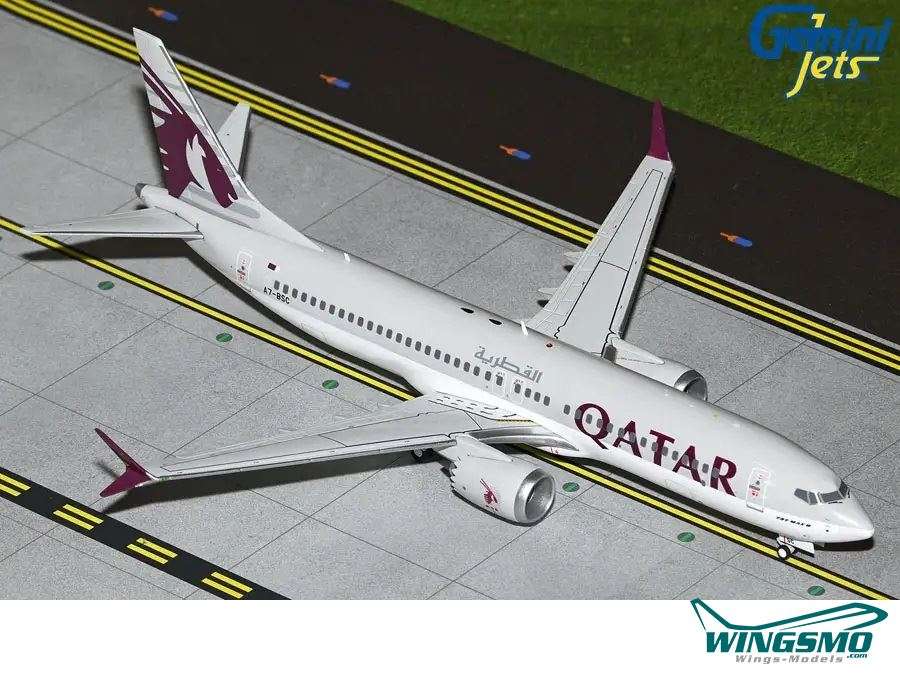 GeminiJets Qatar Boeing 737-MAX8 G2QTR1243