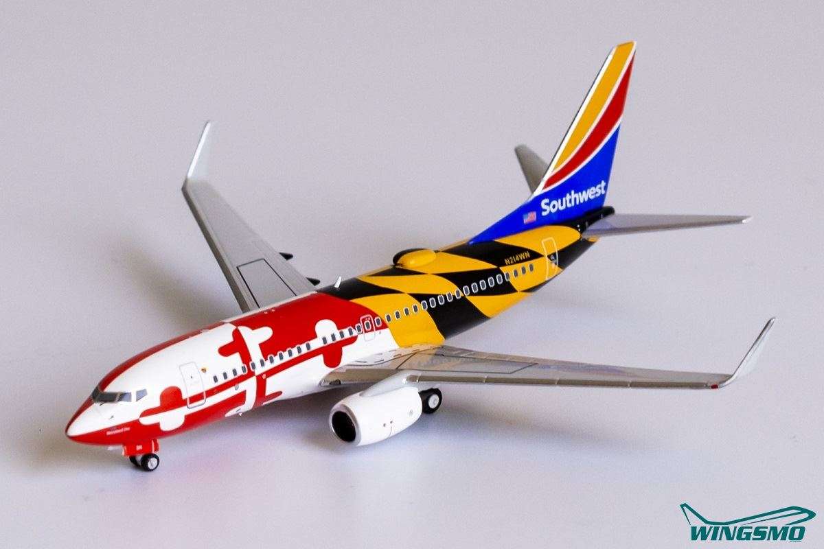 NG Models Southwest Airlines Boeing 737-700 Maryland One Livery Heart One tail N214WN 77007