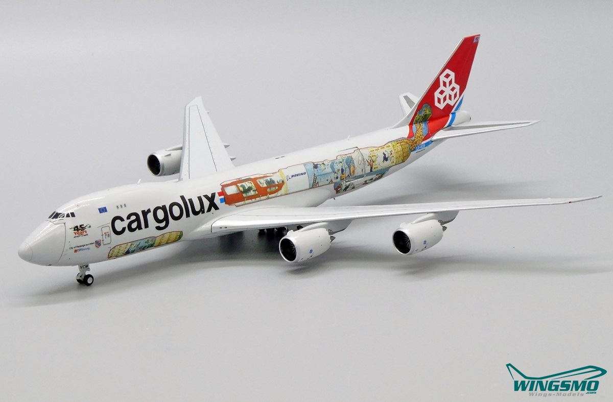 JC Wings Interactive Series Cargolux Boeing 747-8F LX-VCM XX4709C