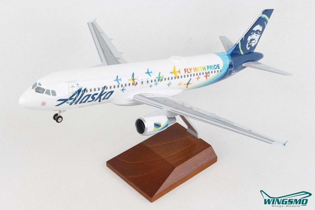 Skymarks Alaska Airlines Airbus A320 Fly with Pride N854VA SKR8382