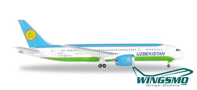 Herpa Wings Uzbekistan Airways Boeing 787-8 Dremliner 530040