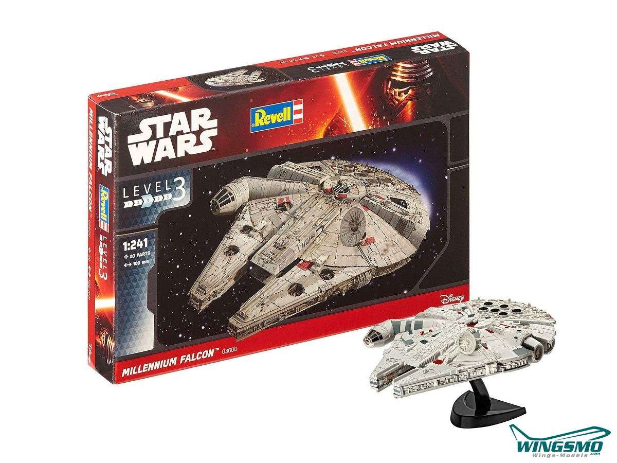 Revell Star Wars Millennium Falcon spaceship model 1: 241 03 600