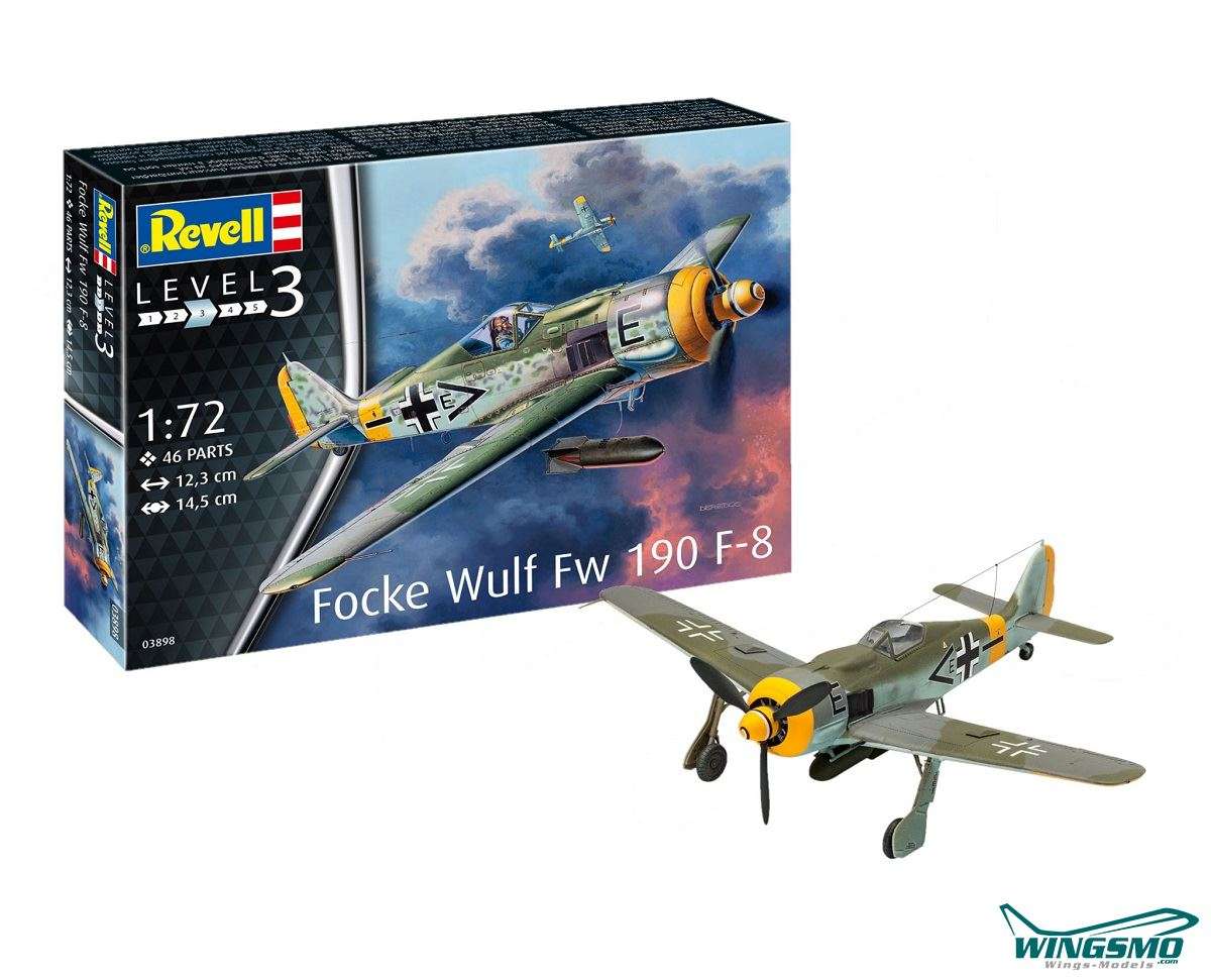 Revell Flugzeuge Focke Wulf Fw190 F-8 1:72 03898