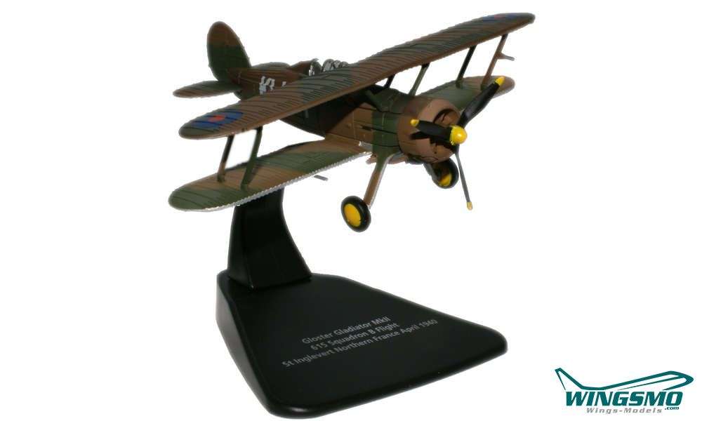 Oxford models Royal Air Force Gloster Gladiator 81AC023