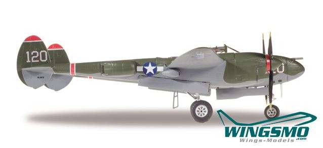 Herpa Wings U.S. Army Air Forces (USAAF) Lockheed P-38L Lightning - Captain V.E. Jett, 431st Fighter