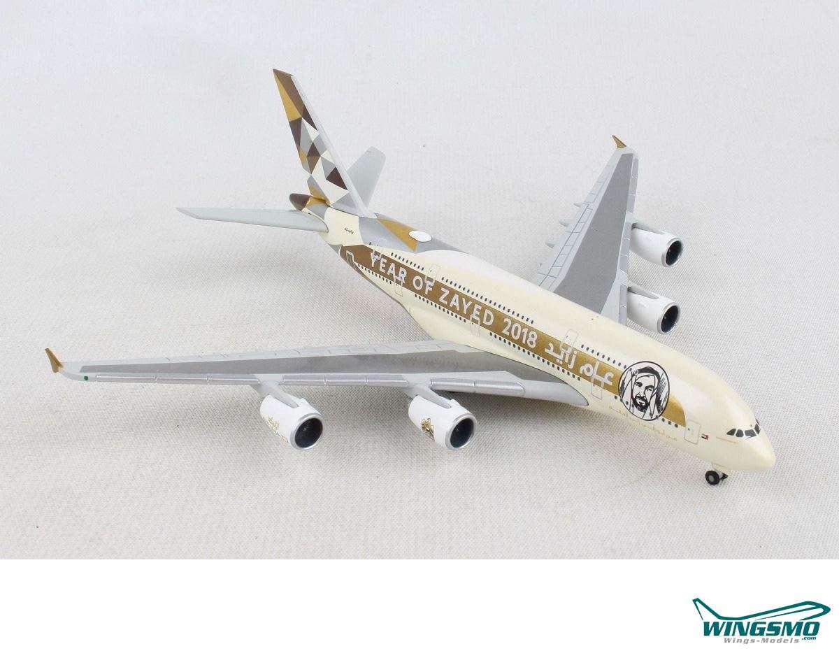 Herpa Wings Etihad Airways Airbus A380 Year of Zayed 531948