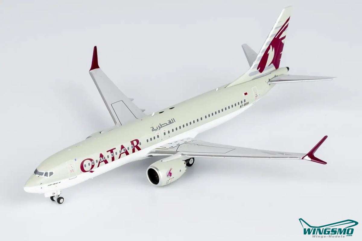 NG Models Qatar Boeing 737-MAX8 A7-BSH 88018