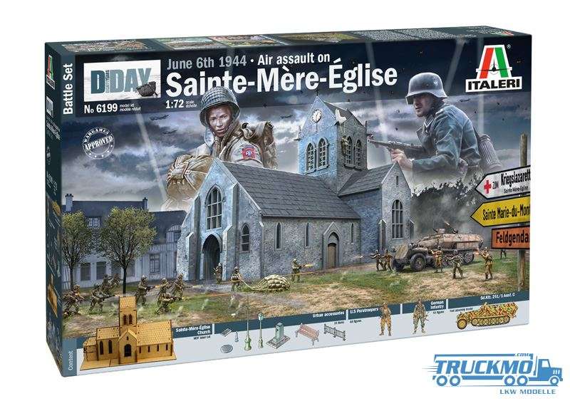 Italeri Battle of Normandy Sainte-Mére-Eglise 1944 6199
