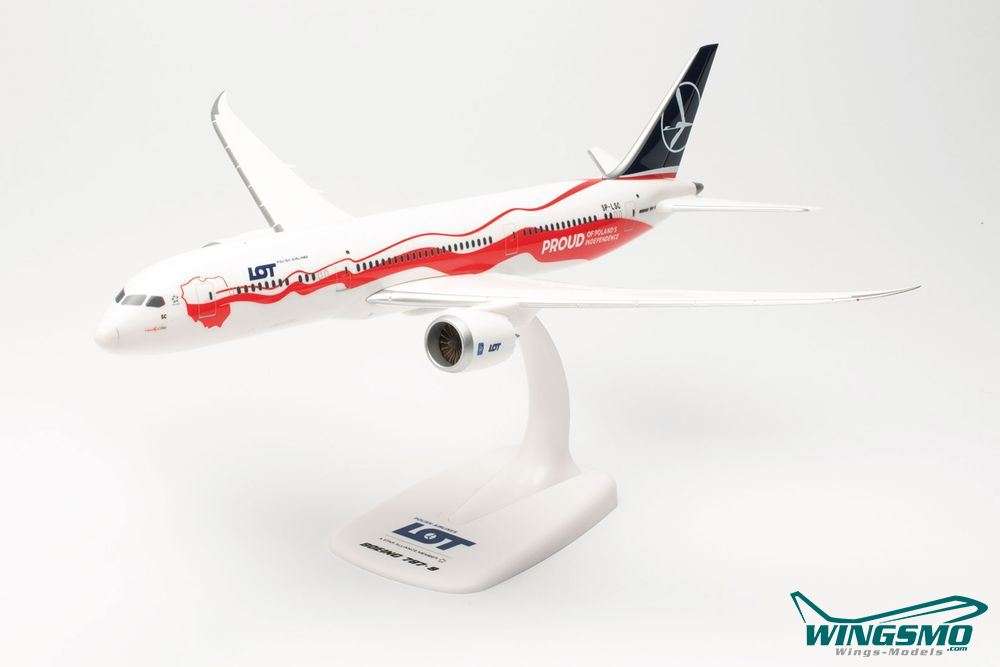 Herpa Wings LOT Polish Airlines Boeing 787-9 SP-LSC Proud of Poland´s Independence 613781