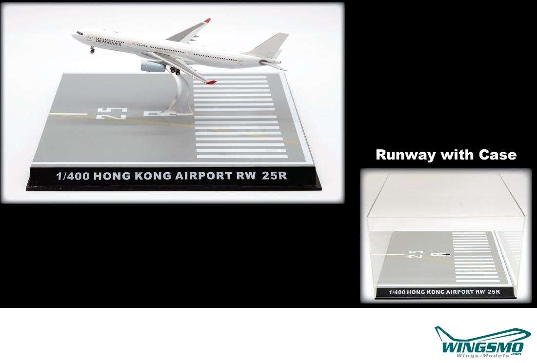 LImox Wings Hong Kong Airport Landebahn 25R Display 1:400 FWDP-SC-4036