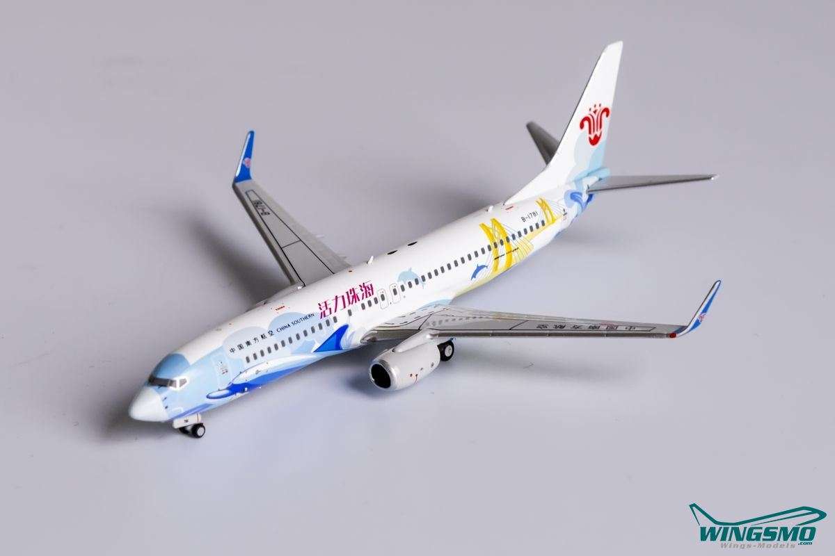 NG Models China Southern Airlines Boeing 737-800 Energetic Zhuhai cs B-1781 58119